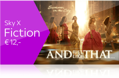 Stream dir jetzt Sky X Fiction um nur € 12,- mtl. statt € 19,99 mtl. - selbstverständlich monatlich kündbar. 